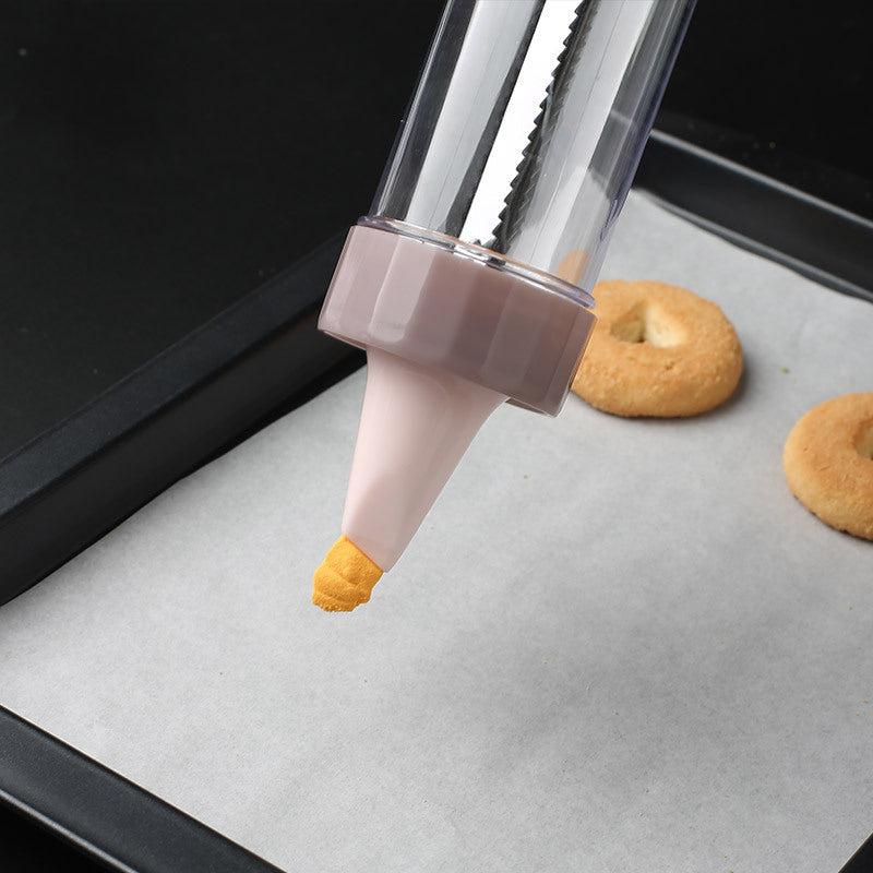 Premium Cookie Press Kit – Biscuit & Cake Mold Maker Machine for Effortless Cookie Pressing and Decorating